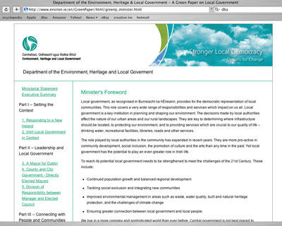 department of the environment